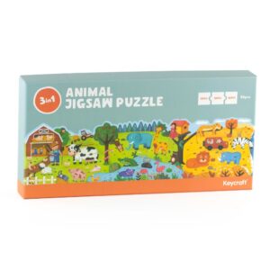 3-in-1 Animal Jigsaw